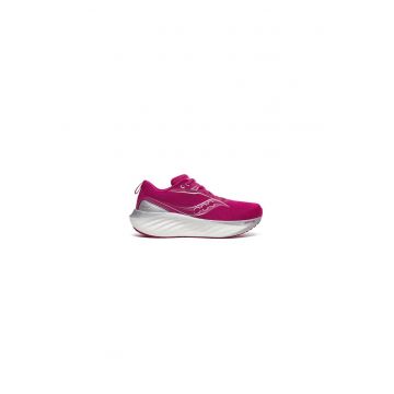 Pantofi sport dama  Triumph 22 - roz - material sintetic - sistem inchidere siret - set de alergare