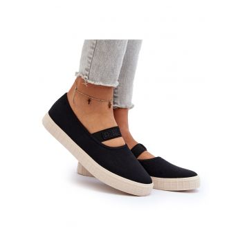 Pantofi sport Slip-on Slip-On Sneakers Big Star LL274200 Negru