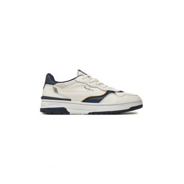 Sneakers PMS00029 Alb -  Piele ecologica