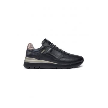 Sneakers W4R-6731 Negru -  Piele lacuita