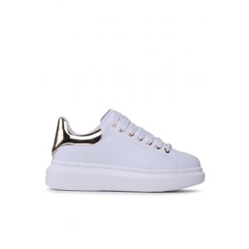 Tenisi dama -  30276804239 - Piele naturala - Alb