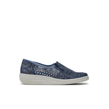 Tenisi dama -  30378632837 - Piele naturala - Albastru