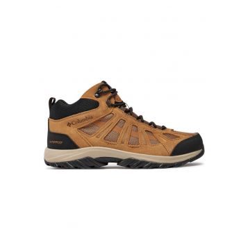 Bocanci trekking barbati  304893698 - Piele naturala - Maro