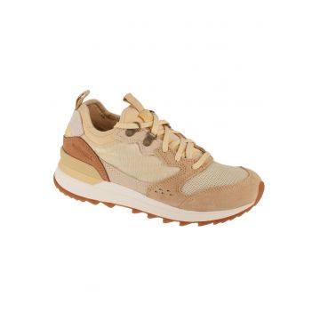 Pantofi sport dama  Alpine 83 - bej-maro - piele intoarsa - design modern - talpa rezistenta