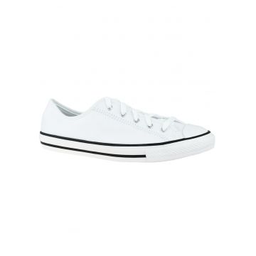 Tenisi  Chuck Taylor All Star Dainty din piele - model Low Top