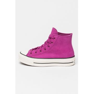 Tenisi mid-high de piele intoarsa Chuck Taylor All Star Lift