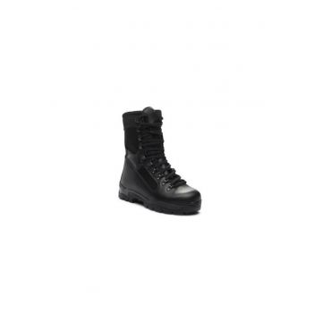 Bocanci trekking barbati  303501167 - Piele naturala - 41 EU - Negru