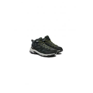 Bocanci trekking barbati  303952433 - Piele ecologica - 47 EU - Negru