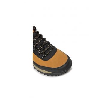 Bocanci trekking barbati  Alpes - 304392139 - Piele ecologica - 41 EU - Bej