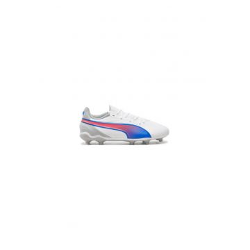 Ghete de fotbal barbati  304532573 - Piele ecologica - Alb