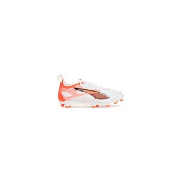 Ghete de fotbal barbati  305206336 - Piele ecologica - Alb