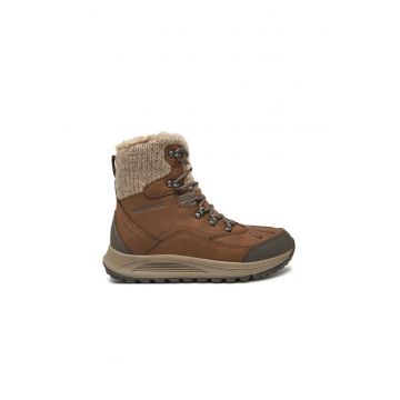 Pantofi sport dama -  14257 - Piele naturala - Maro