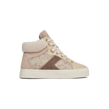 Pantofi sport dama  302637935 - Piele naturala - Bej