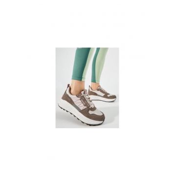 Pantofi sport dama  303716967 - Textil - Bej