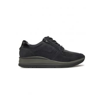 Pantofi sport dama  304472671 - Piele naturala - Negru