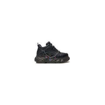 Pantofi sport dama  304546099 - Piele ecologica - Negru
