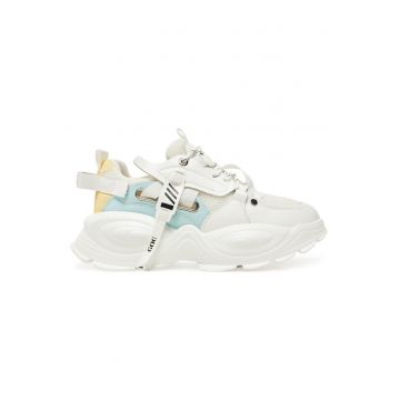 Pantofi sport dama  305063007 - Piele naturala - Alb