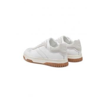 Pantofi sport dama  305204400 - Piele naturala - Alb - Alb