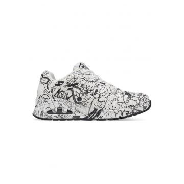 Pantofi sport dama  Piele ecologica - Alb - Alb