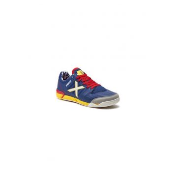 Ghete de fotbal barbati  303738068 - Piele ecologica - 45 EU - Albastru
