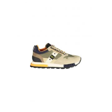 Pantofi sport barbati -  30% poliester - 30% piele - 40% poliuretan - Verde - 44 INTL - F4HERON02COS