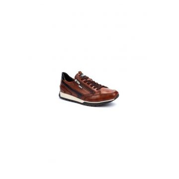 Pantofi sport barbati  302997381 - Piele naturala - Maro