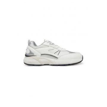 Pantofi sport barbati  304779633 - Piele naturala - Argintiu - Argintiu