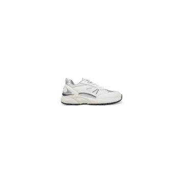 Pantofi sport barbati  304779633 - Piele naturala - Argintiu