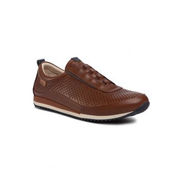 Pantofi sport barbati  Piele naturala - Maro