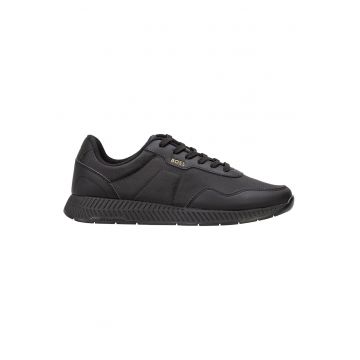 Pantofi sport cu garnituri din piele ecologica - pentru alergare Titanium