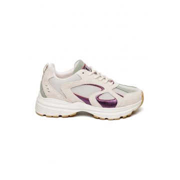 Pantofi sport cu insertii de piele intoarsa Plaja