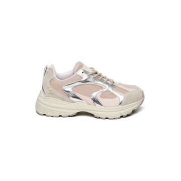 Pantofi sport cu insertii de piele intoarsa Plaja