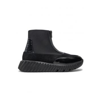 Pantofi sport dama  304336775 - Piele naturala - Negru