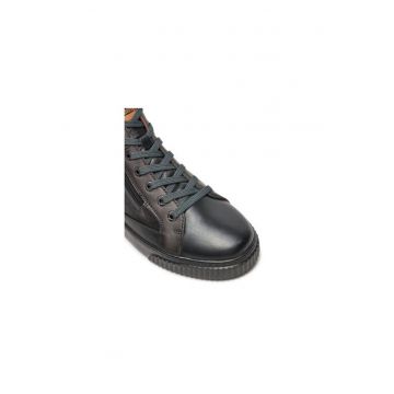 Pantofi sport dama  304358845 - Piele naturala - Negru