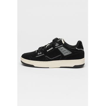 Pantofi sport de piele intoarsa cu logo Vincent