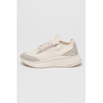 Pantofi sport slip-on cu insertii de piele intoarsa