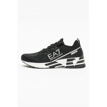Pantofi sport slip-on cu logo in lateral