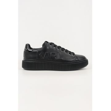 Pantofi sport uni de piele
