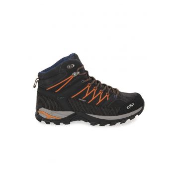 Pantofi de trekking  Rigel Mid - Sintetic - Negru/Portocaliu