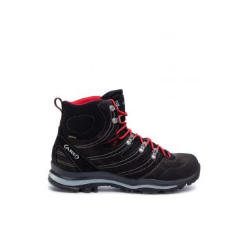 Pantofi sport barbati  207497276 - Piele intoarsa/Sintetic/Textil - Negru