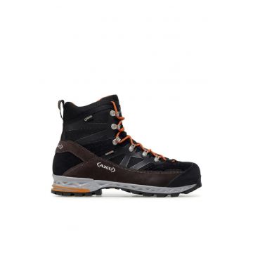 Pantofi sport barbati  207518100 - Piele intoarsa/Textil - Negru