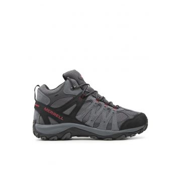 Pantofi sport barbati  301837411 - Piele intoarsa/Textil - Gri