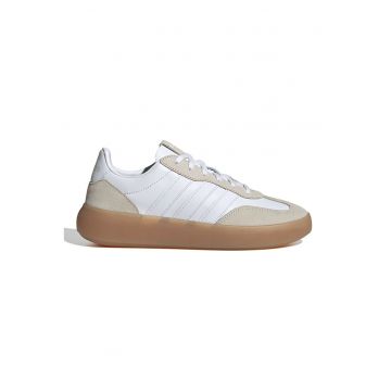 Pantofi sport cu garnituri din piele intoarsa Barreda Decode Lux - Alb - Bej -