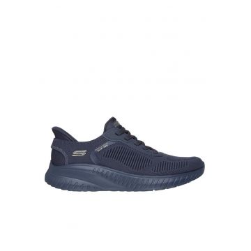 Pantofi sport - dama - SKECHERS BOBS SQUAD CHAOS-CURRENT MUSE SLIP-INS 117497-DKNV bleumarin - textil