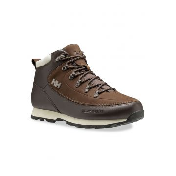 Bocanci trekking barbati  12030 - Piele naturala - Maro