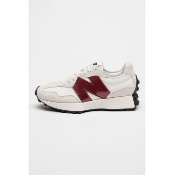 Pantofi sport 327 wedge cu garnituri de piele