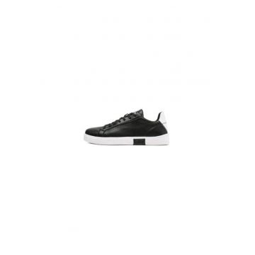 Pantofi sport barbati  303217747 - Piele naturala - Negru