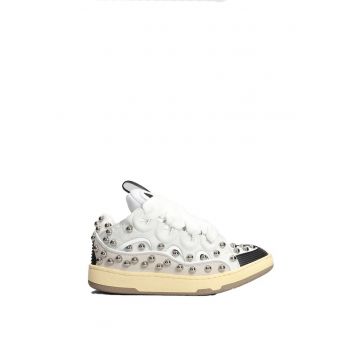 Pantofi sport cu sireturi supradimensionate cu accesorii metalice FW-SKDK02-STCA-H23