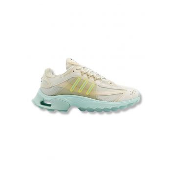 Pantofi sport dama  Thesia - sintetic/textil - ecru/verde -
