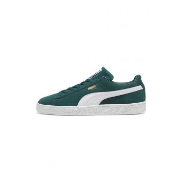 Pantofi sport de piele intoarsa cu garnituri de piele ecologica